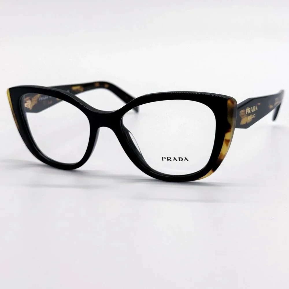 NEW PRADA EYEGLASSES PRB04V 3891O1 BLACK HAVANA WOMEN PR B04V 3891O1 VPR B04